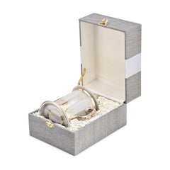 Coffee Mug in Benjarong Pearl and White Technique