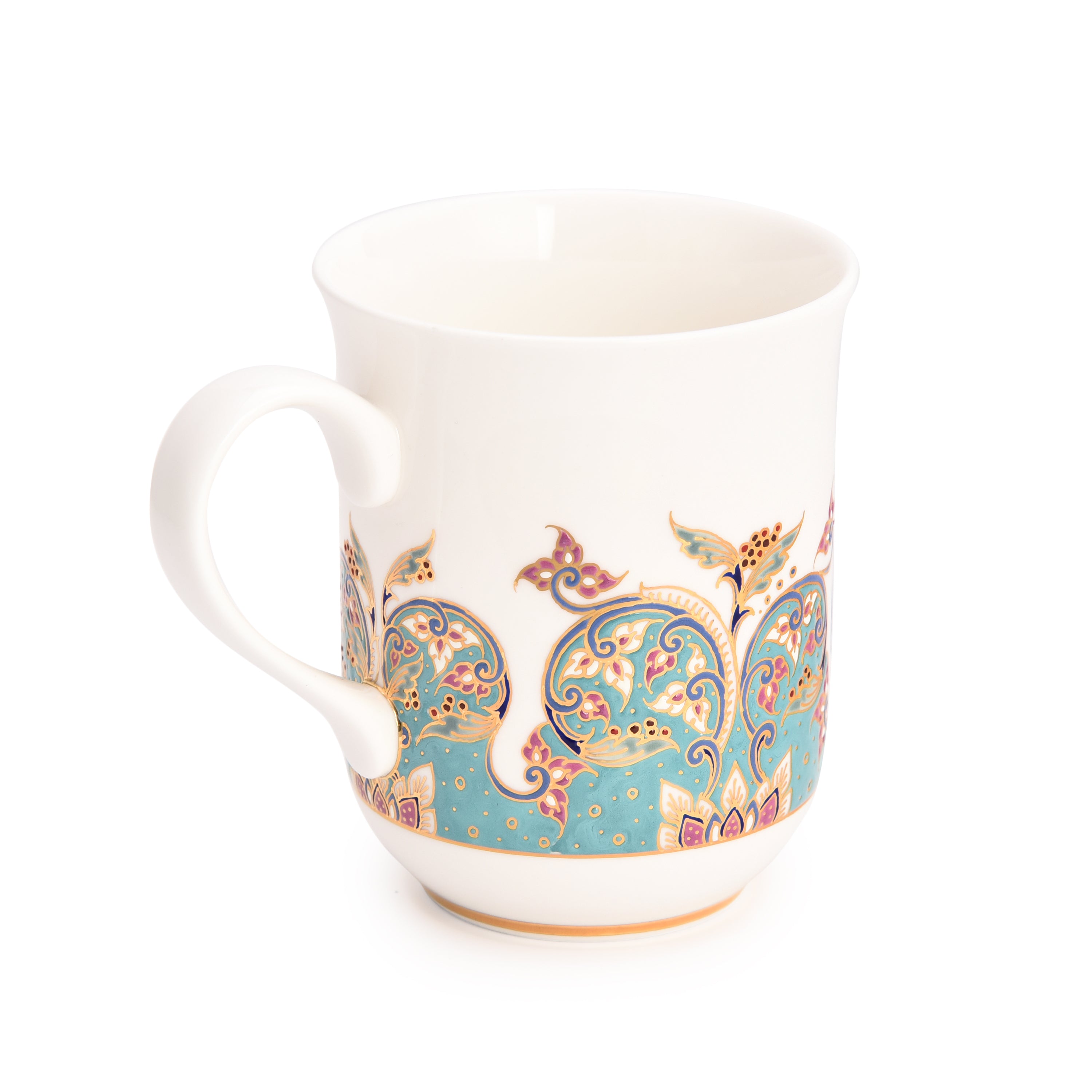 Coffee Mug in Bone China Benjarong Coffee Mug in Bone China Benjarong