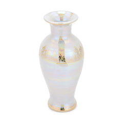 Benjarong Pearl and White Vase