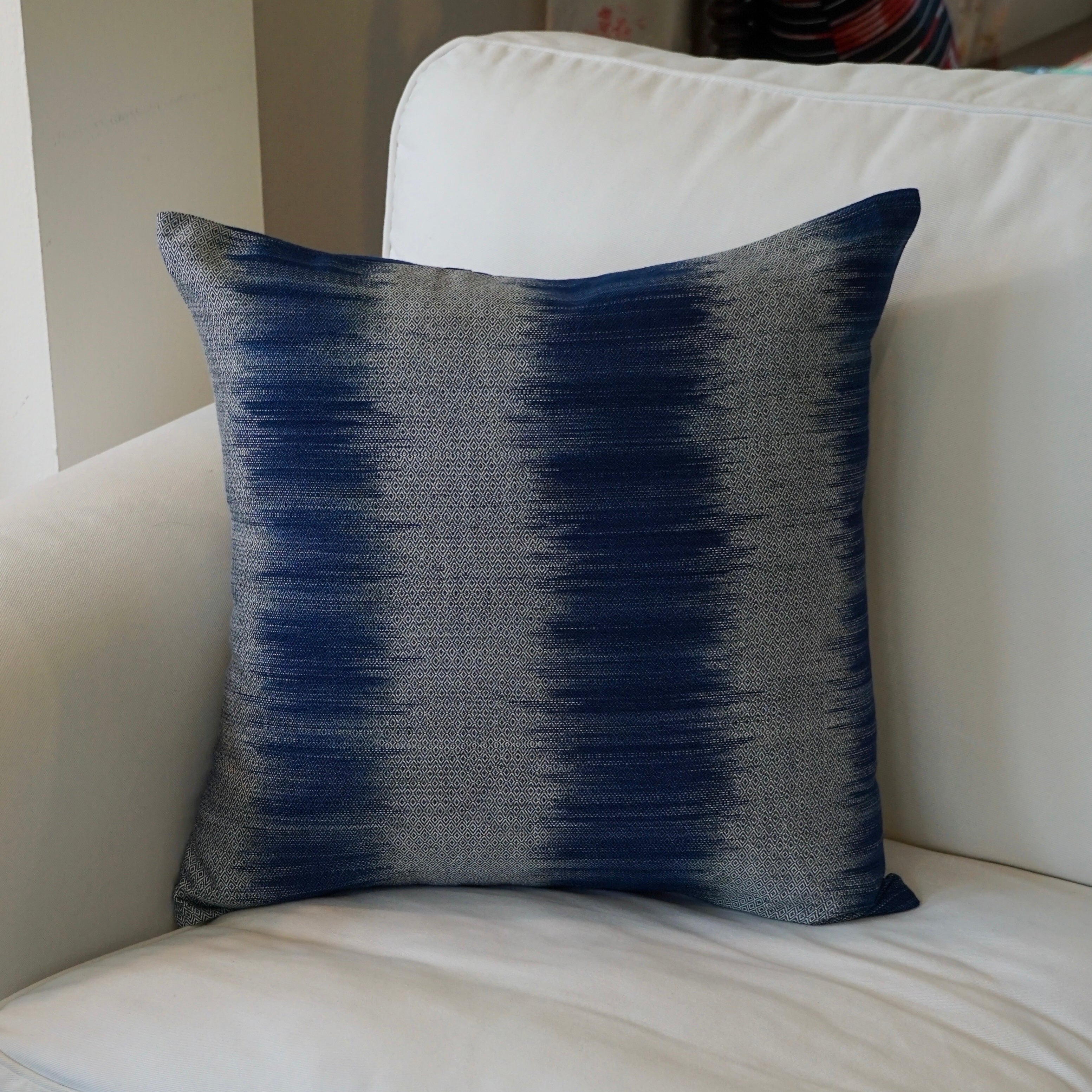 Indigo Raindrop cushion cover Indigo Raindrop cushion cover