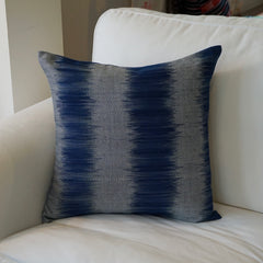 Indigo Raindrop cushion cover