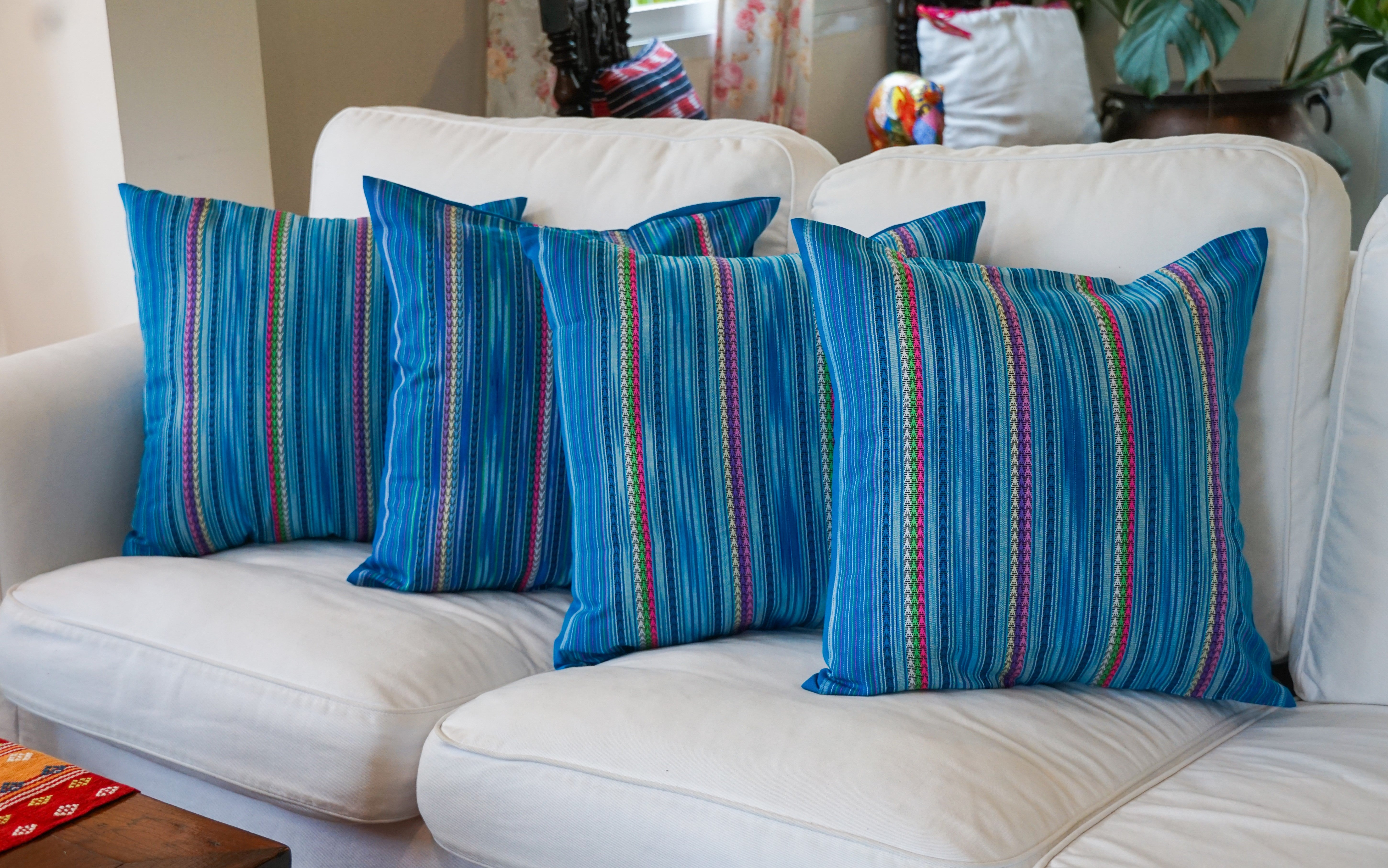 Turquoise Karen cushion cover Turquoise Karen cushion cover