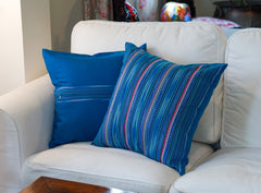 Turquoise Karen cushion cover