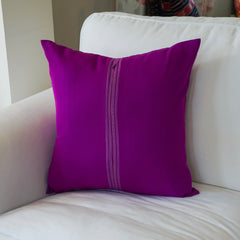 Purple Karen cushion cover