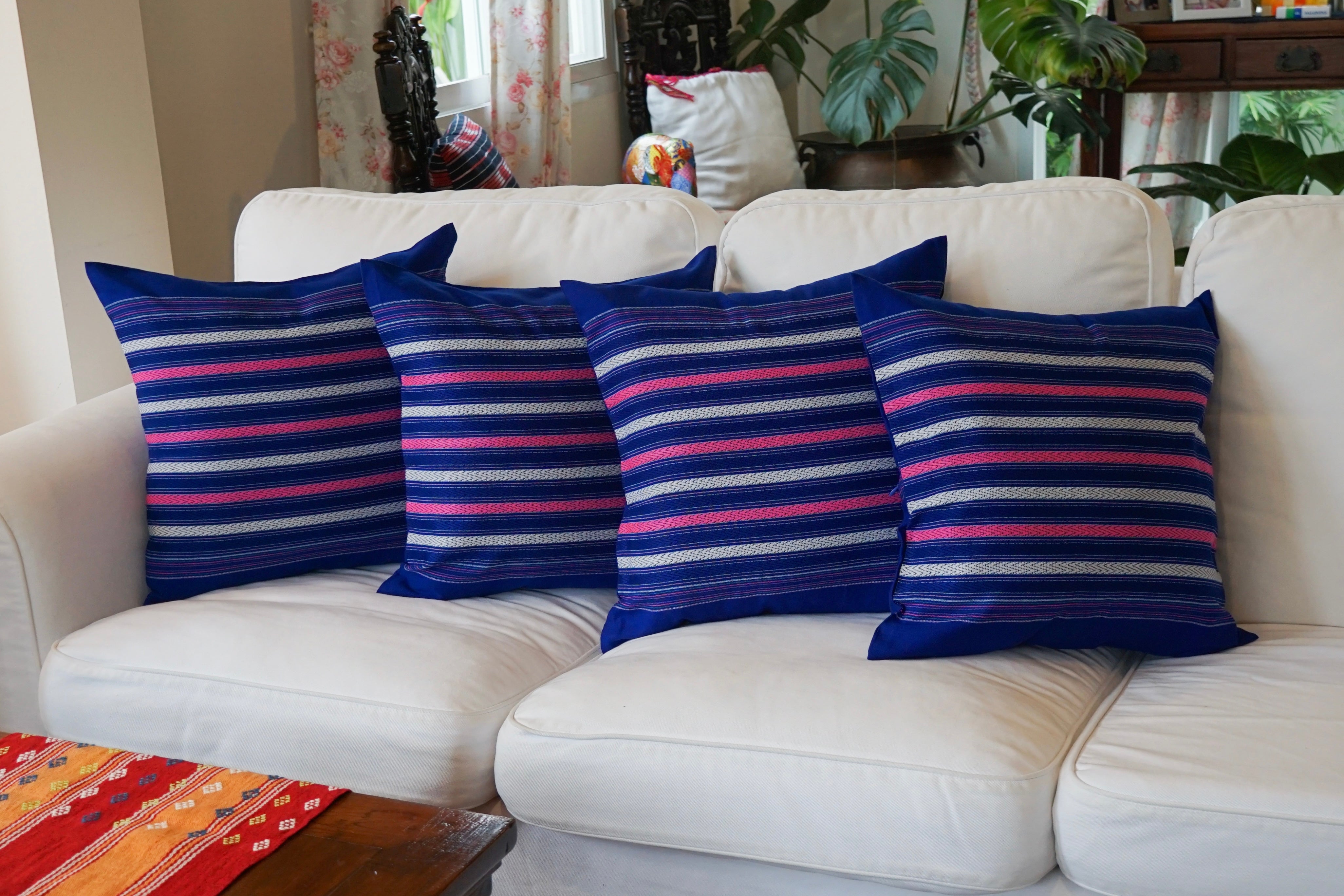 Royal Blue Karen cushion cover Royal Blue Karen cushion cover