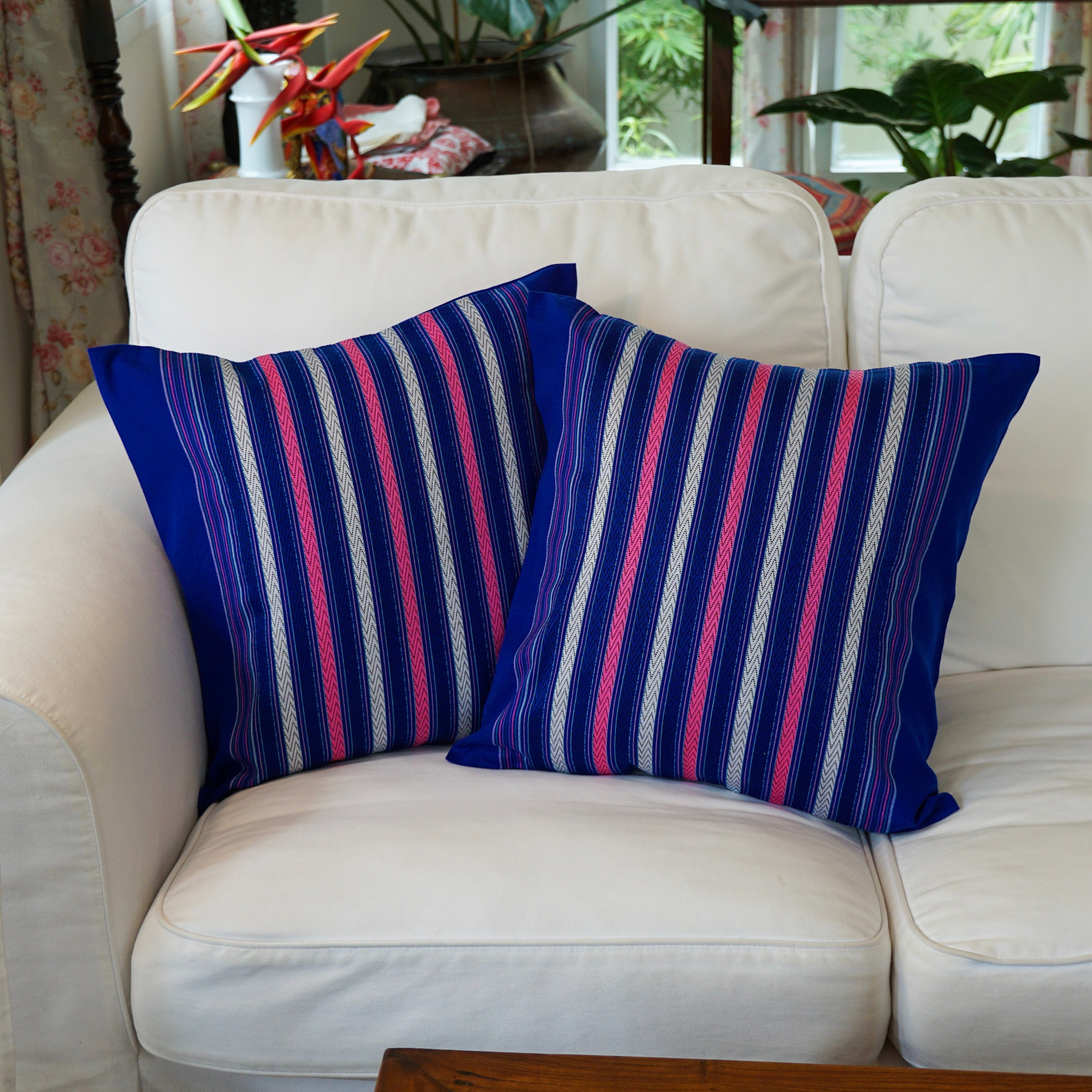 Royal Blue Karen cushion cover Royal Blue Karen cushion cover