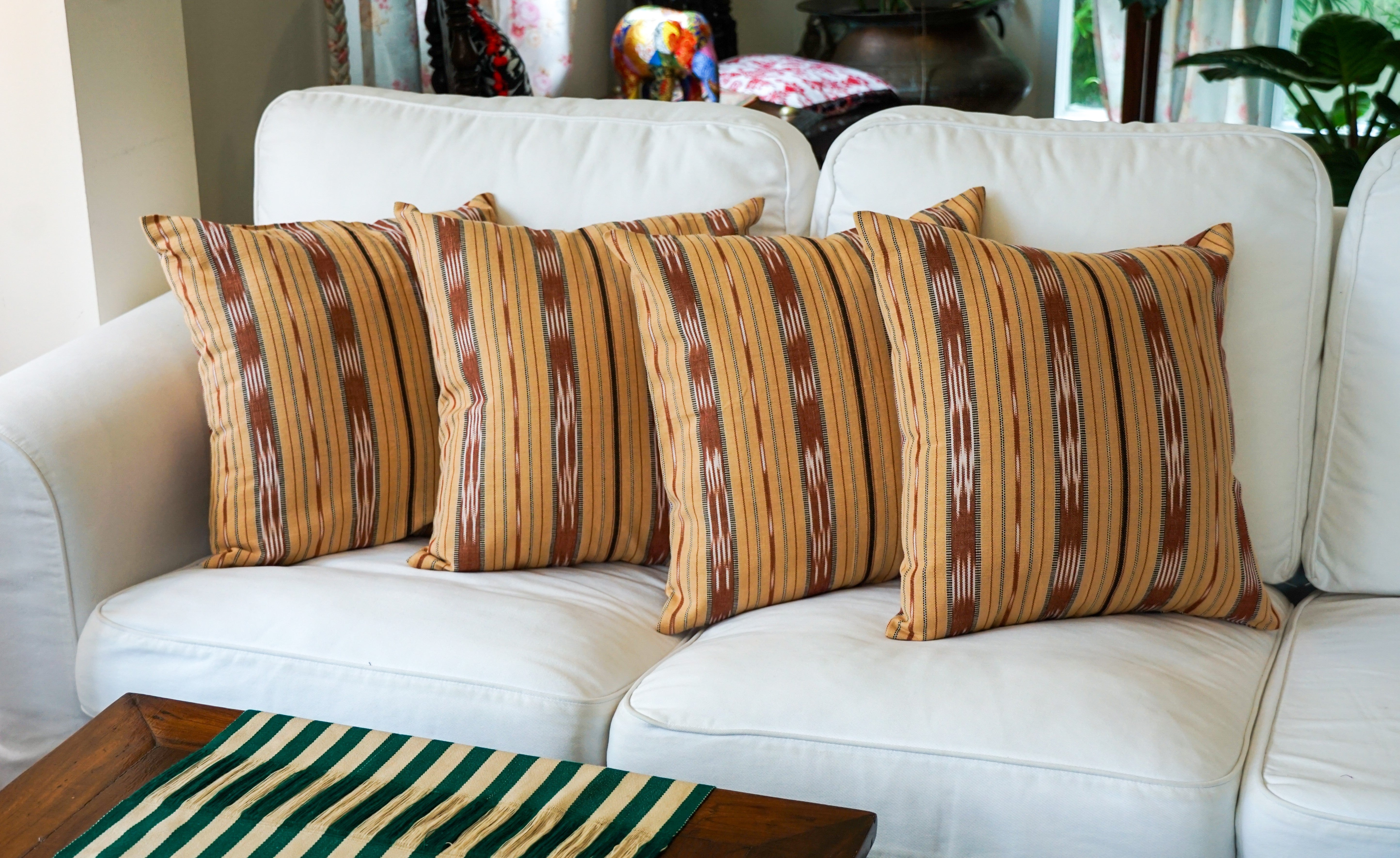 Water Pattern Cream Karen cushion cover Water Pattern Cream Karen cushion cover