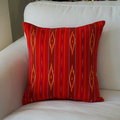 Water Pattern Red Karen cushion cover