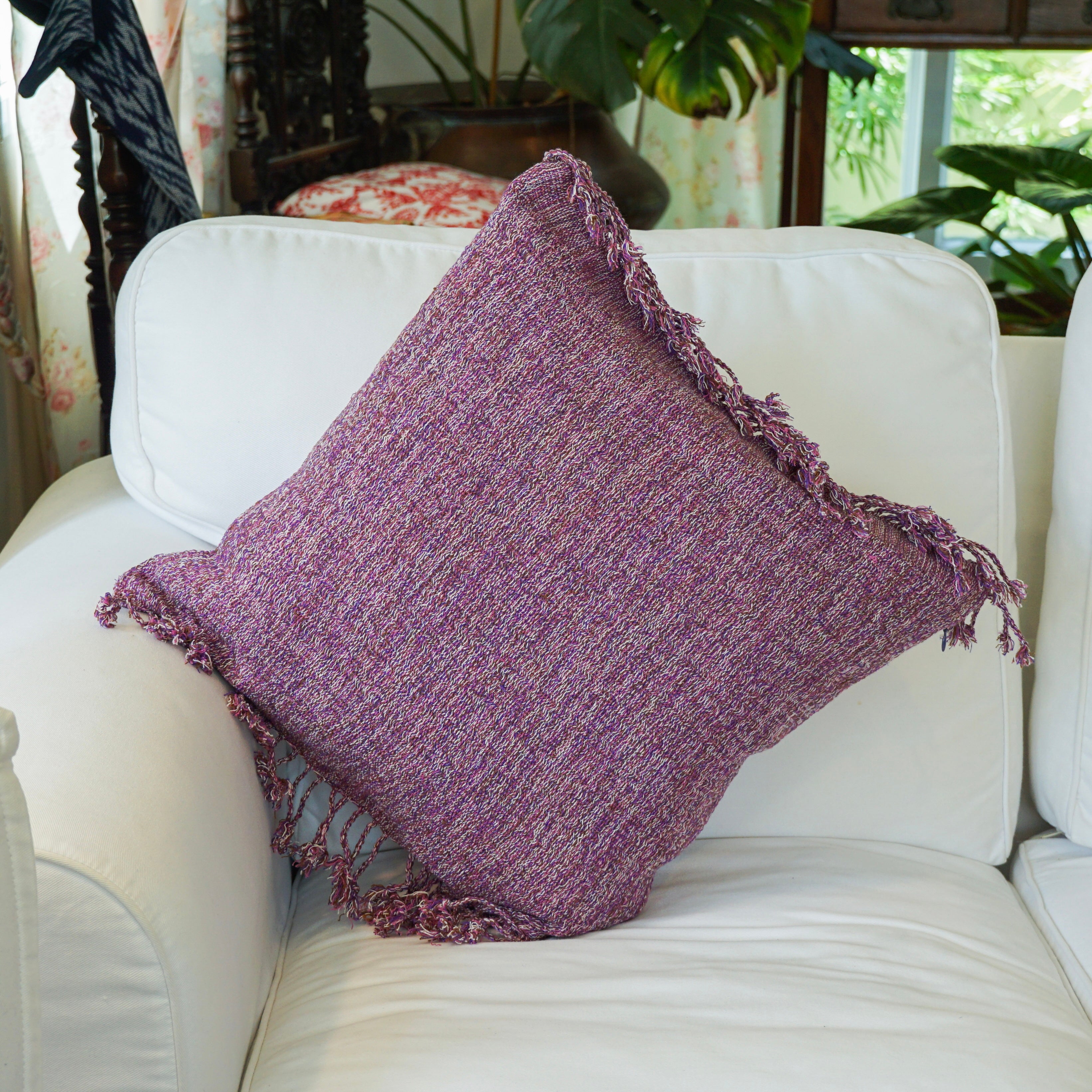 Cerise Karen cushion cover Cerise Karen cushion cover