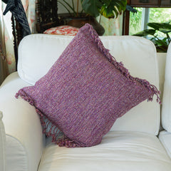 Cerise Karen cushion cover