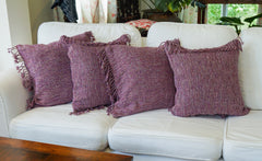 Cerise Karen cushion cover