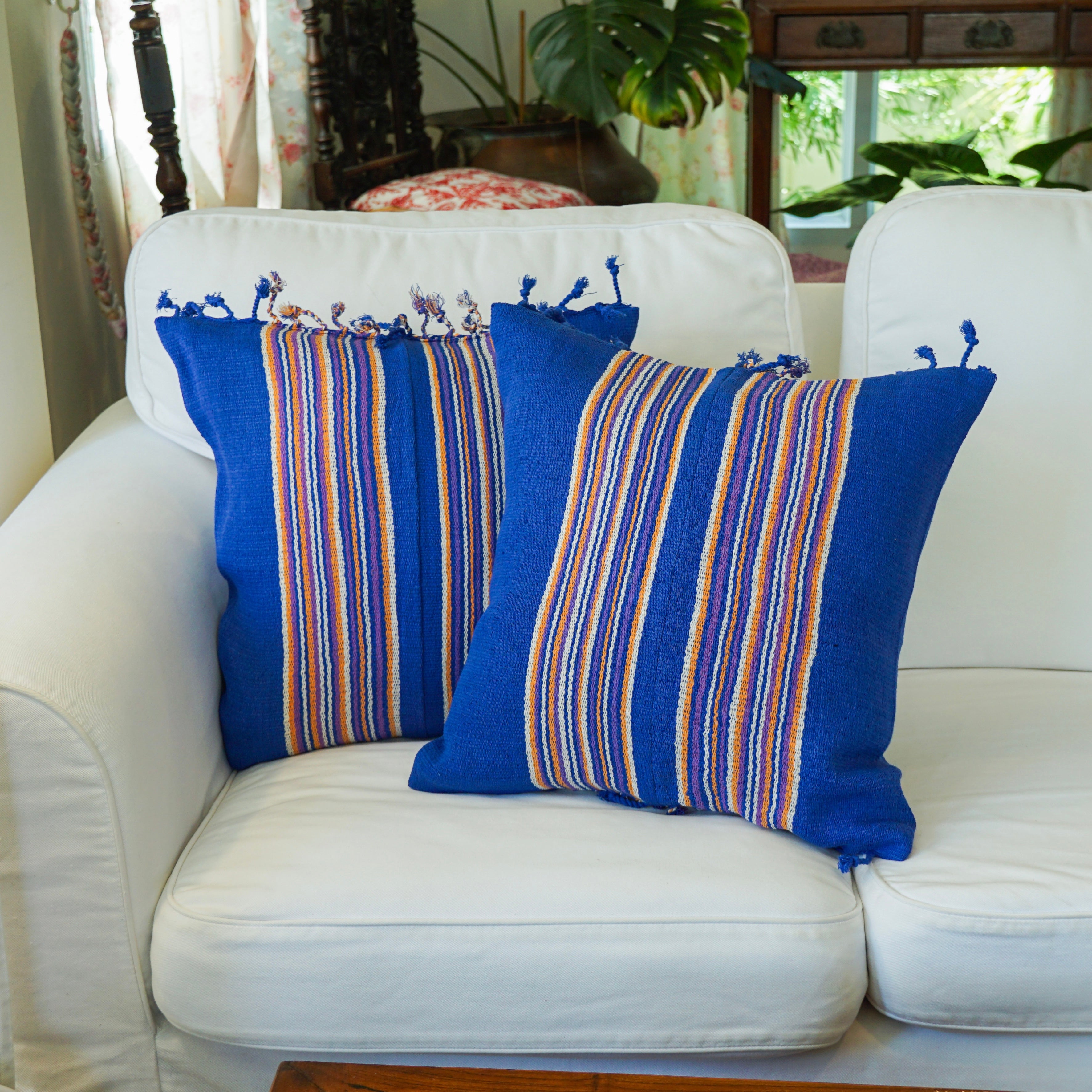 Casual Blue Karen cushion cover Casual Blue Karen cushion cover