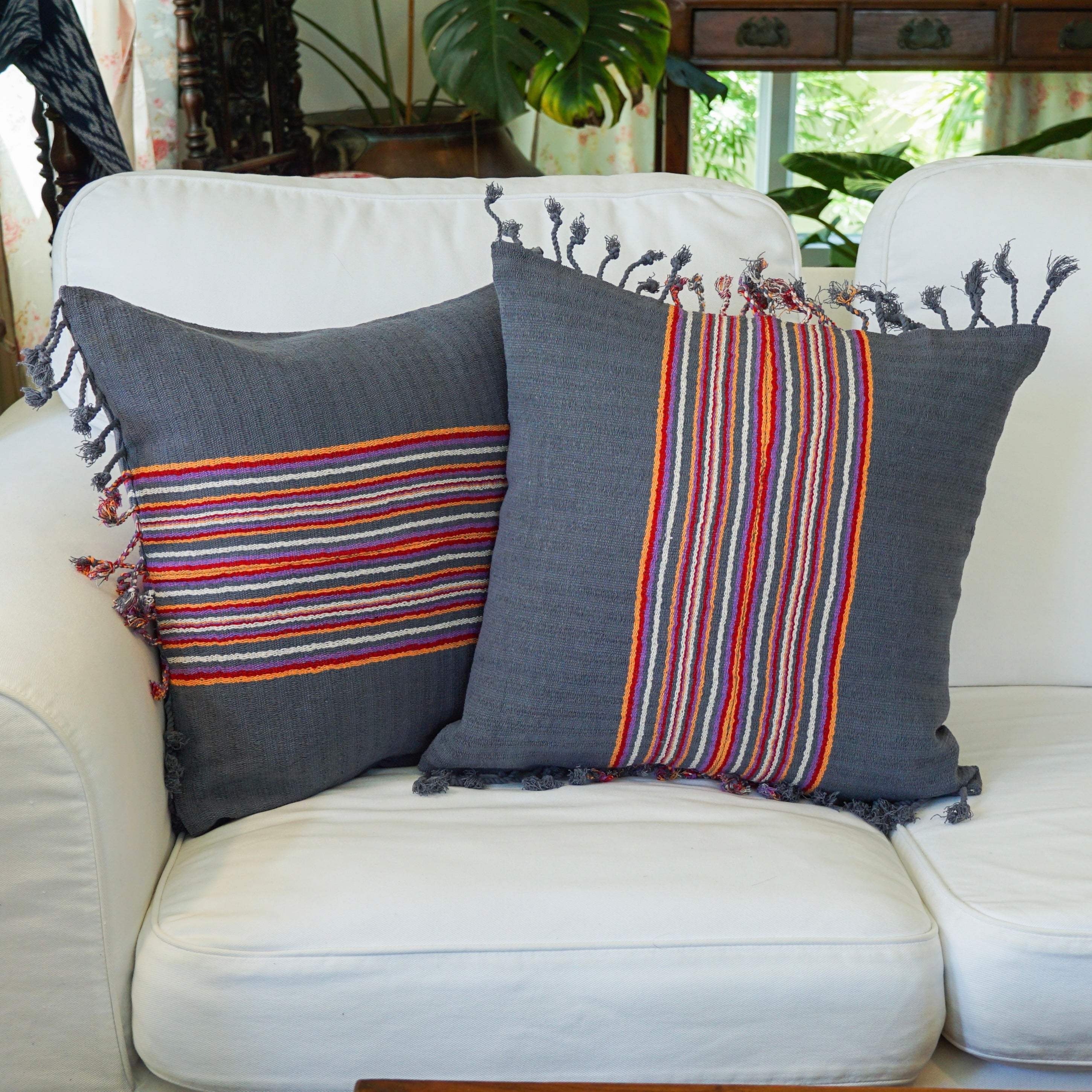 Casual Grey Karen cushion cover Casual Grey Karen cushion cover