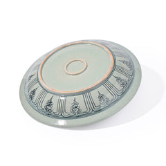 Stoneware Ganesha Display Plate Intricate Design