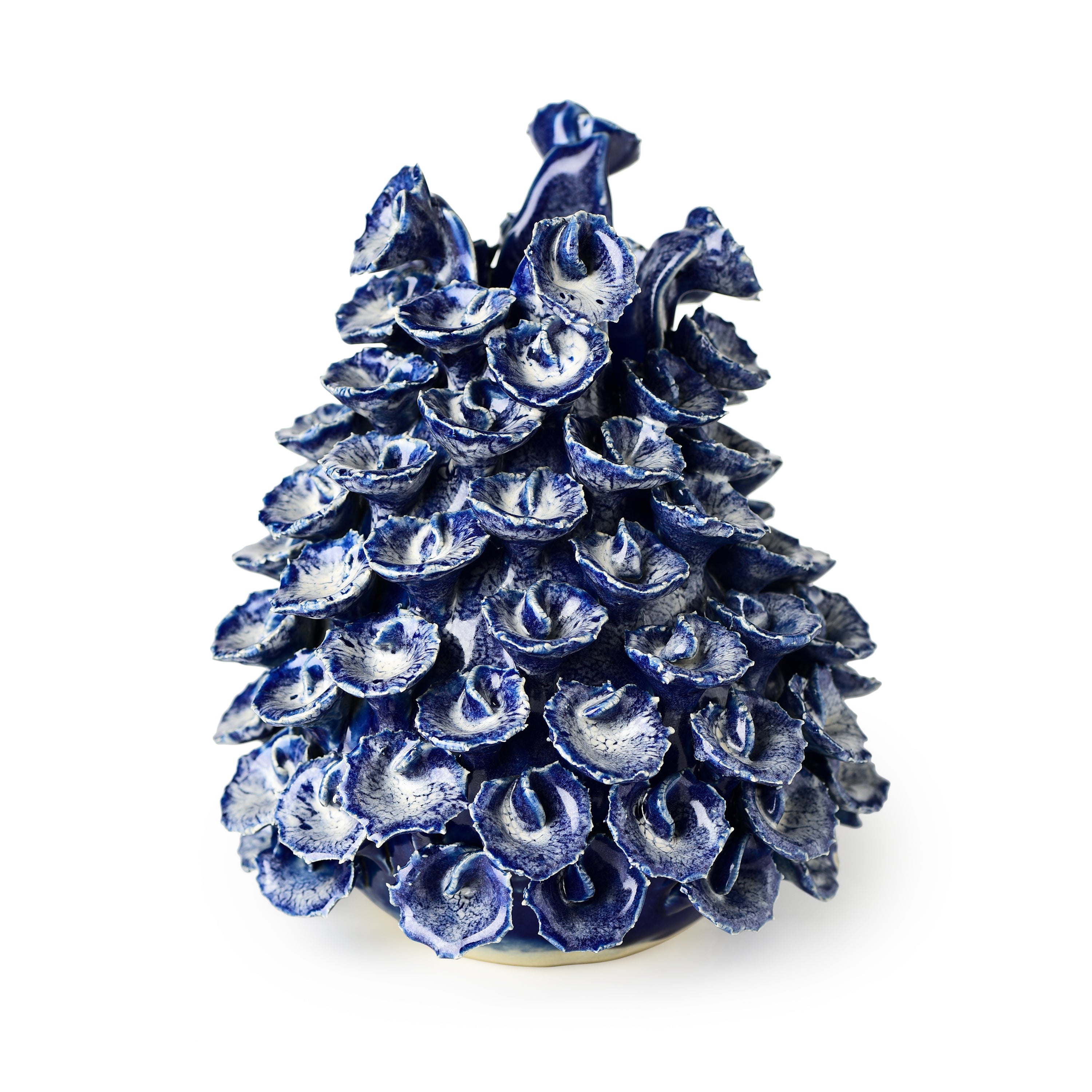 Stoneware Coral Vase Cobalt Blue (large) Stoneware Coral Vase Cobalt Blue (large)