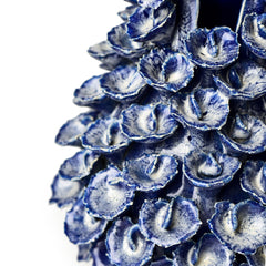Stoneware Coral Vase Cobalt Blue (large)