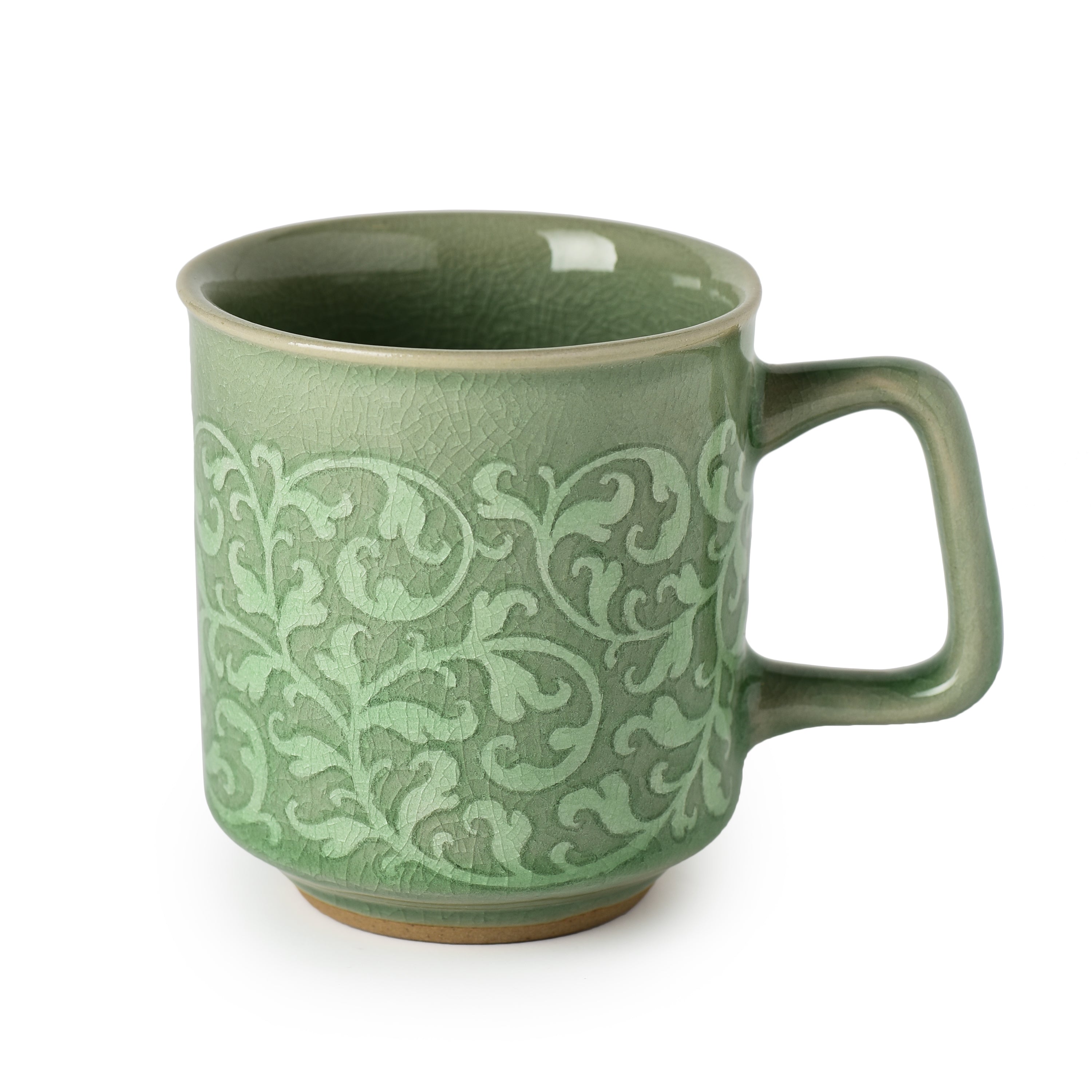 Celadon Kanok Design Coffee Mug Celadon Kanok Design Coffee Mug