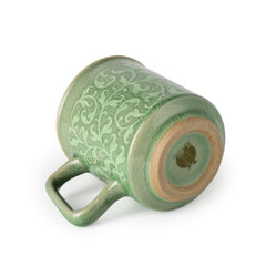 Celadon Kanok Design Coffee Mug