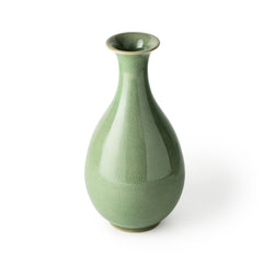 Celadon baluster vase