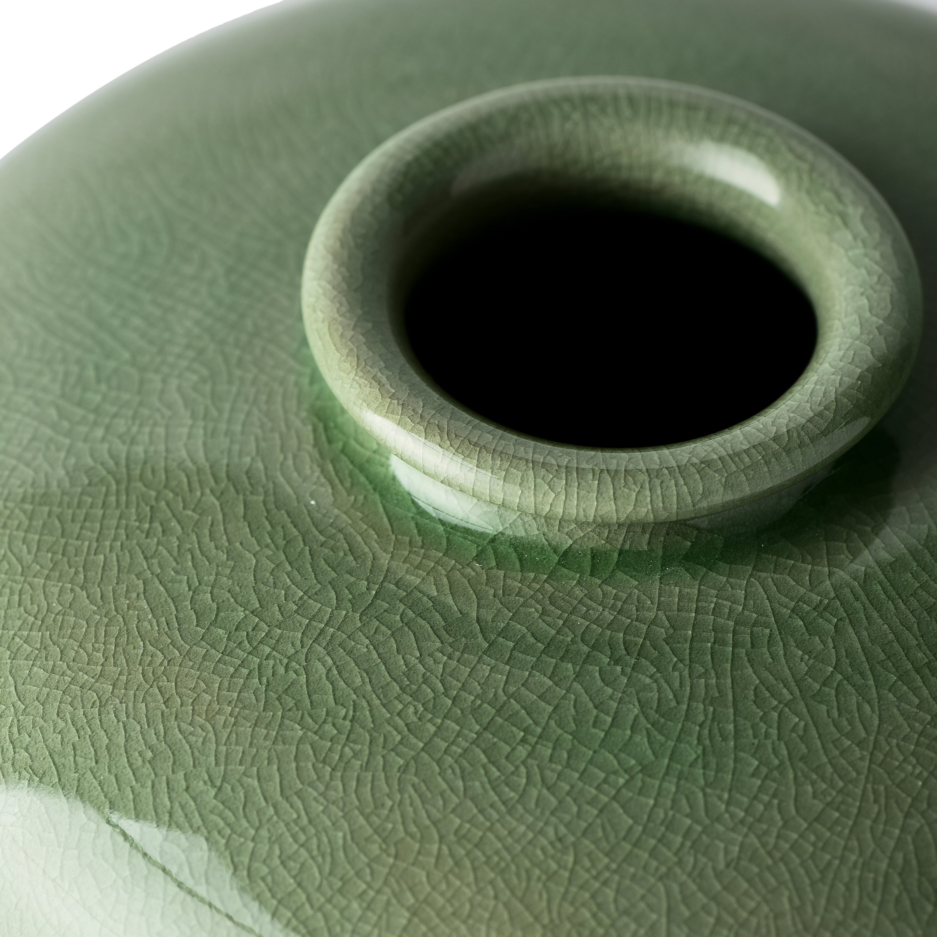 Celadon Heart Shaped Vase Celadon Heart Shaped Vase