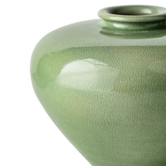 Celadon Heart Shaped Vase