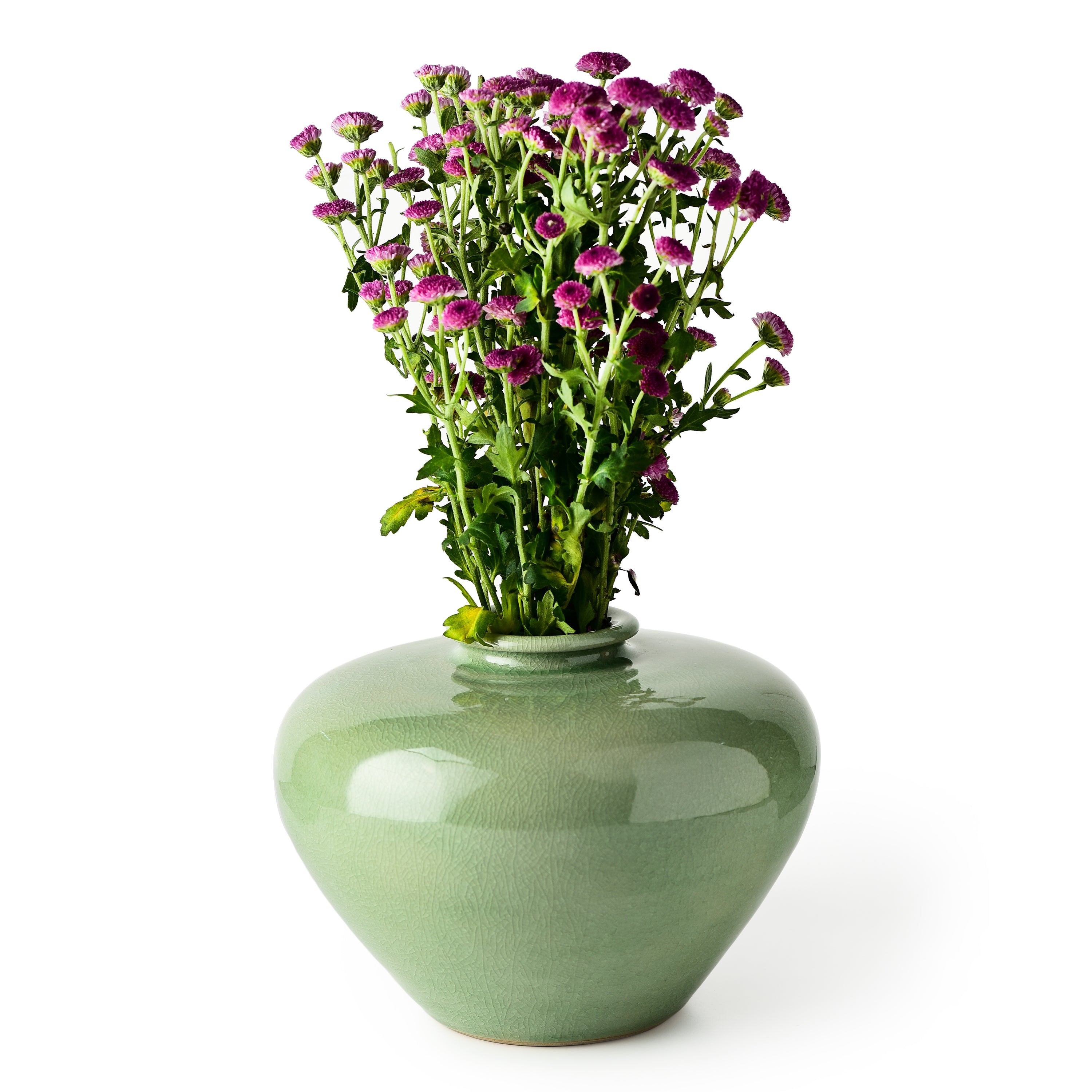 Celadon Heart Shaped Vase Celadon Heart Shaped Vase