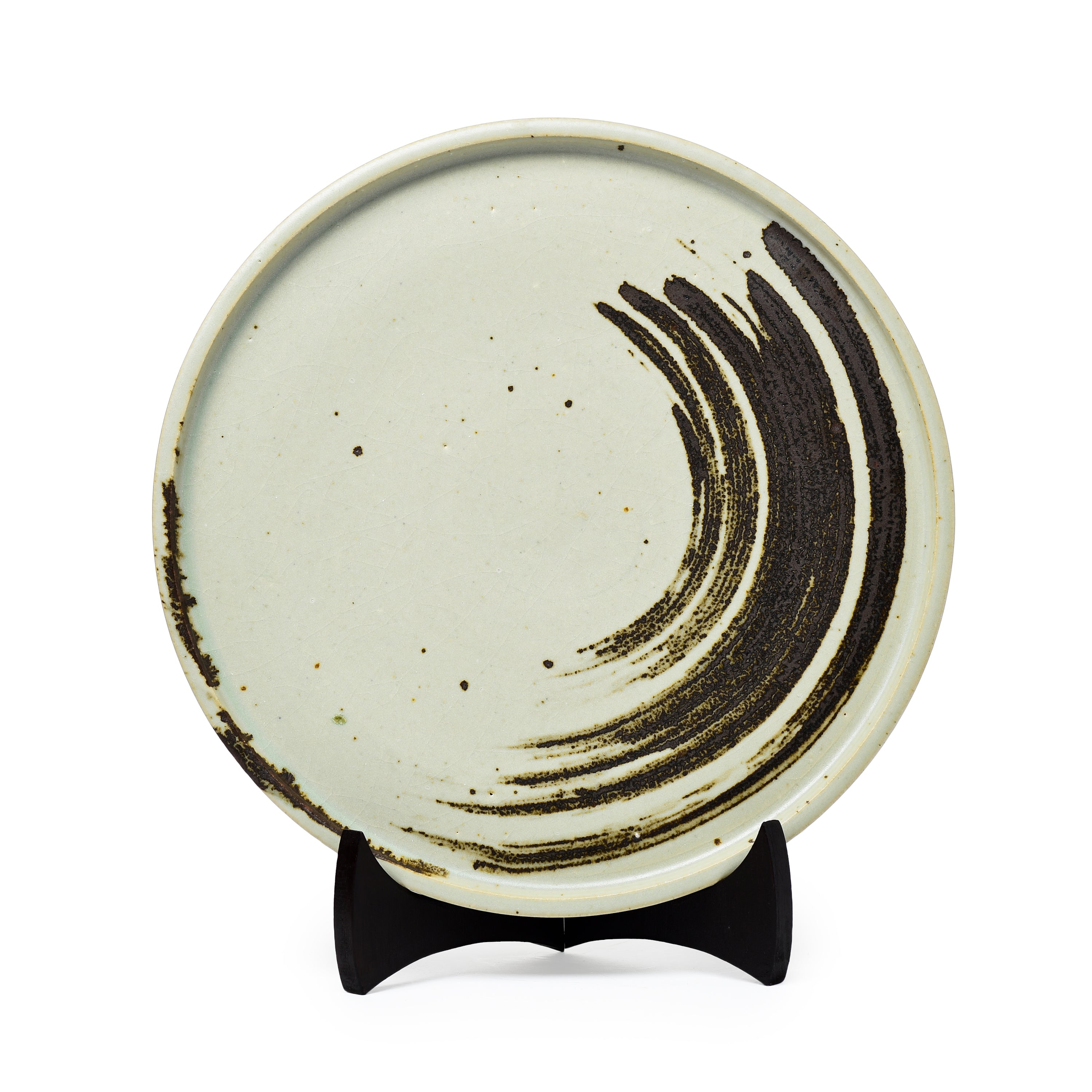 Stoneware Décor Plate Eternity Design Stoneware Décor Plate Eternity Design