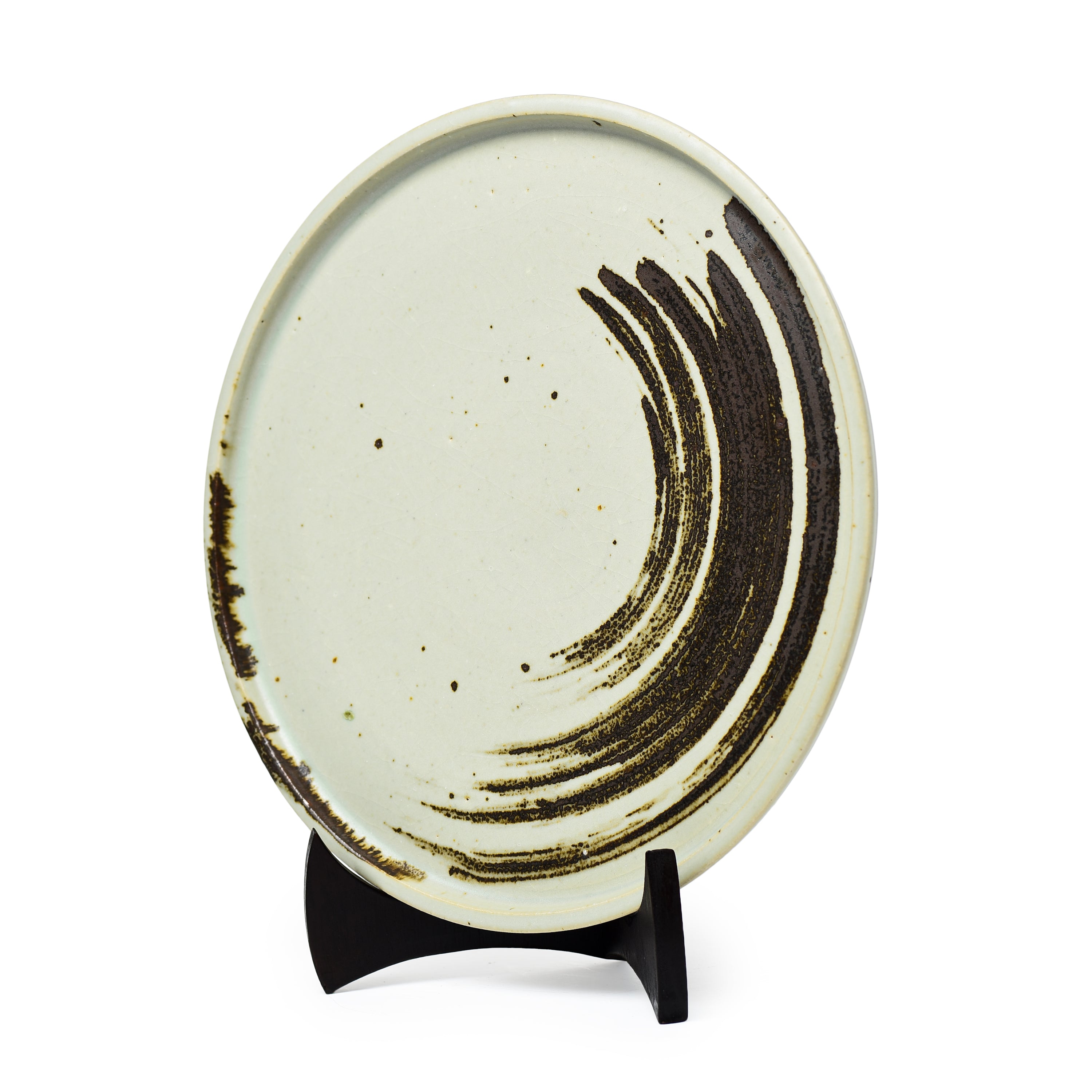 Stoneware Décor Plate Eternity Design Stoneware Décor Plate Eternity Design