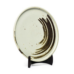 Stoneware Décor Plate Eternity Design