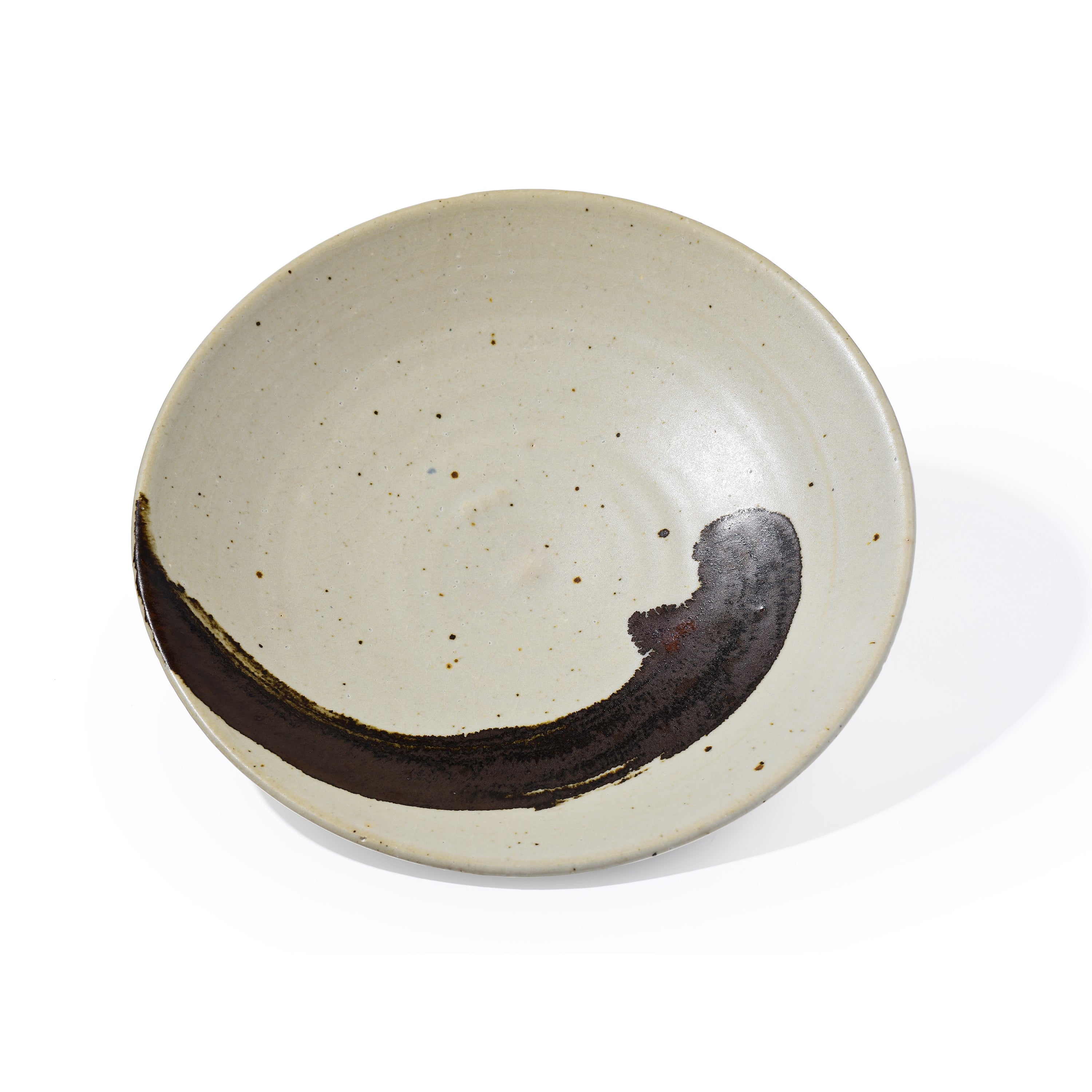 Stoneware Décor Plate Swirl Pattern Stoneware Décor Plate Swirl Pattern