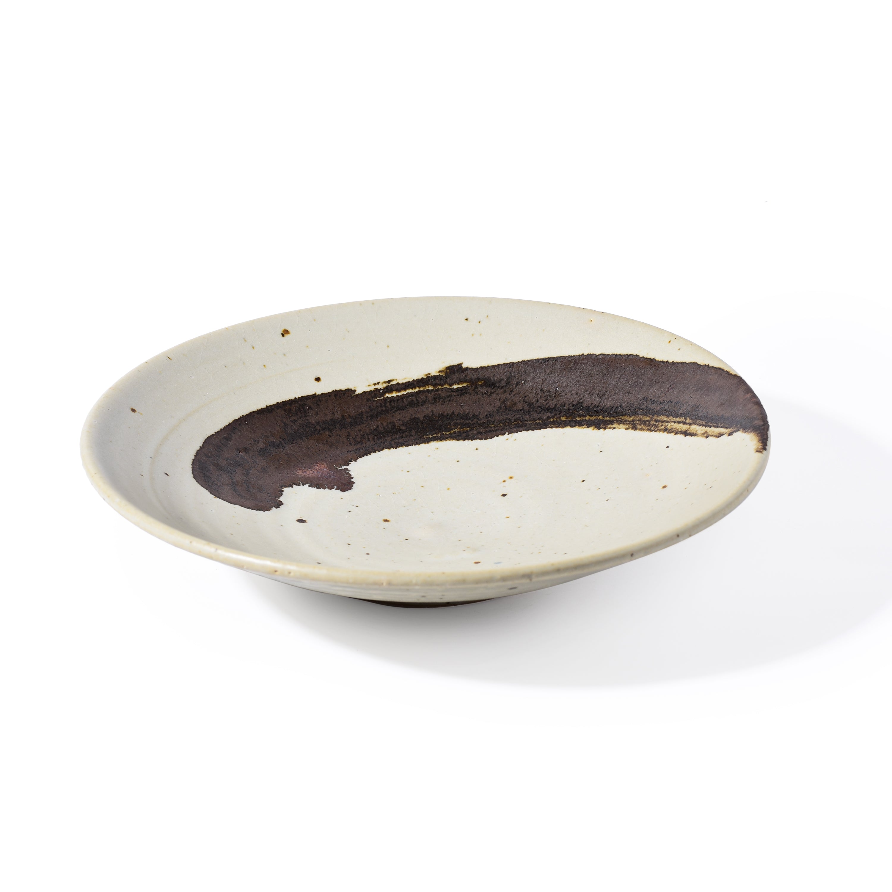 Stoneware Décor Plate Swirl Pattern Stoneware Décor Plate Swirl Pattern