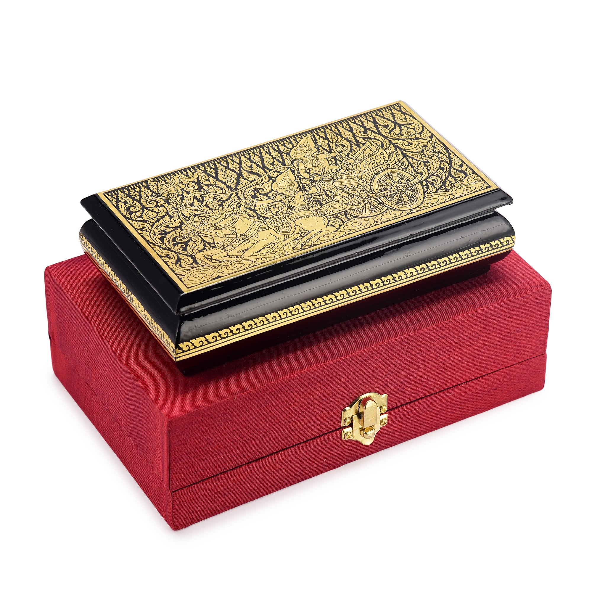 Rama’s Chariot Lacquerware Jewellery Box Rama’s Chariot Lacquerware Jewellery Box