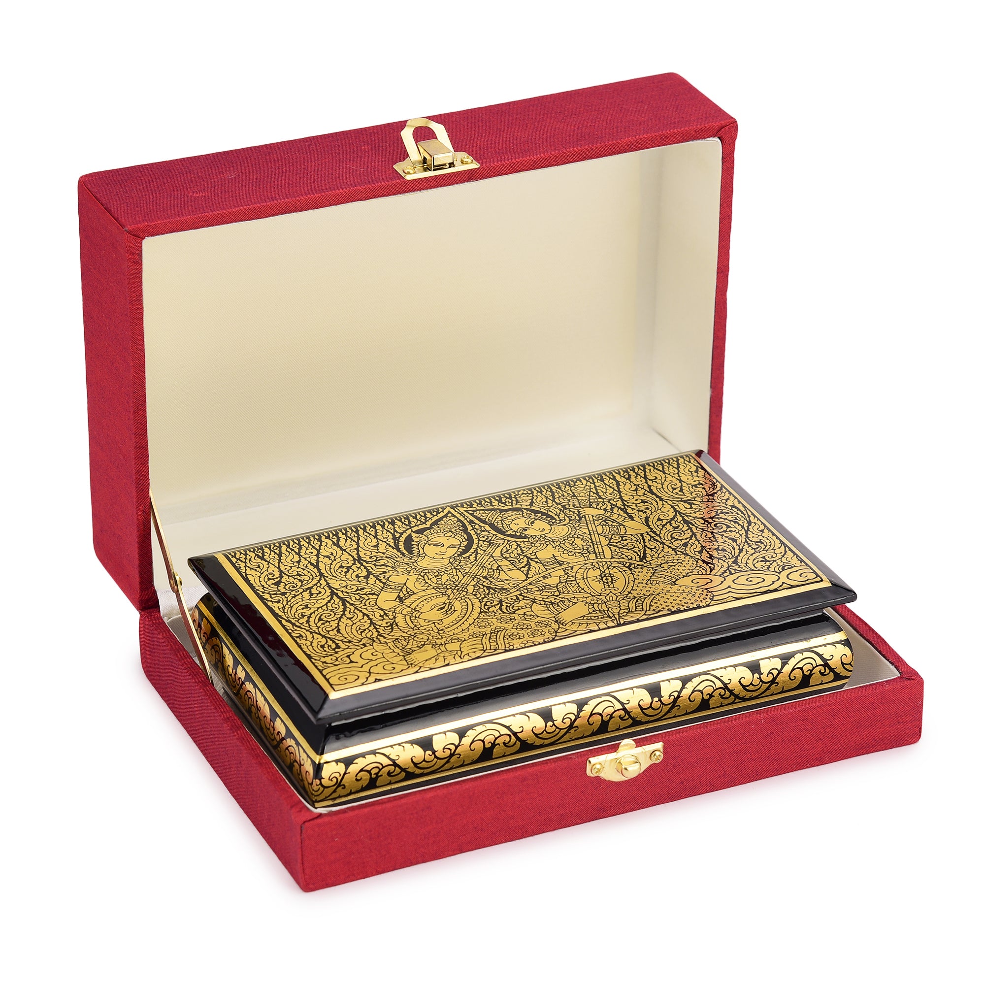 Apsara Musicians Lacquerware Jewellery Box Apsara Musicians Lacquerware Jewellery Box