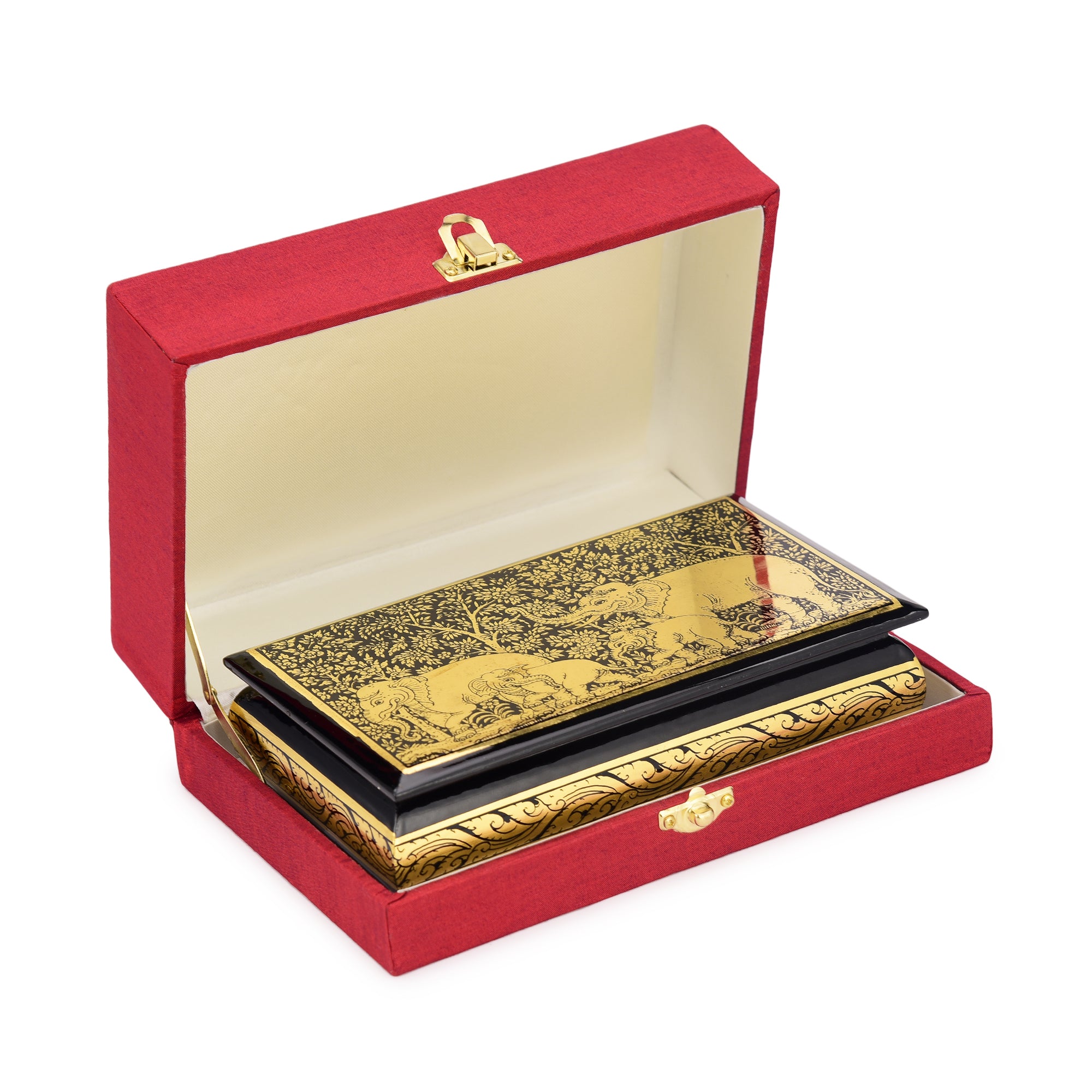 Elephant Lacquerware Jewellery Box Elephant Lacquerware Jewellery Box