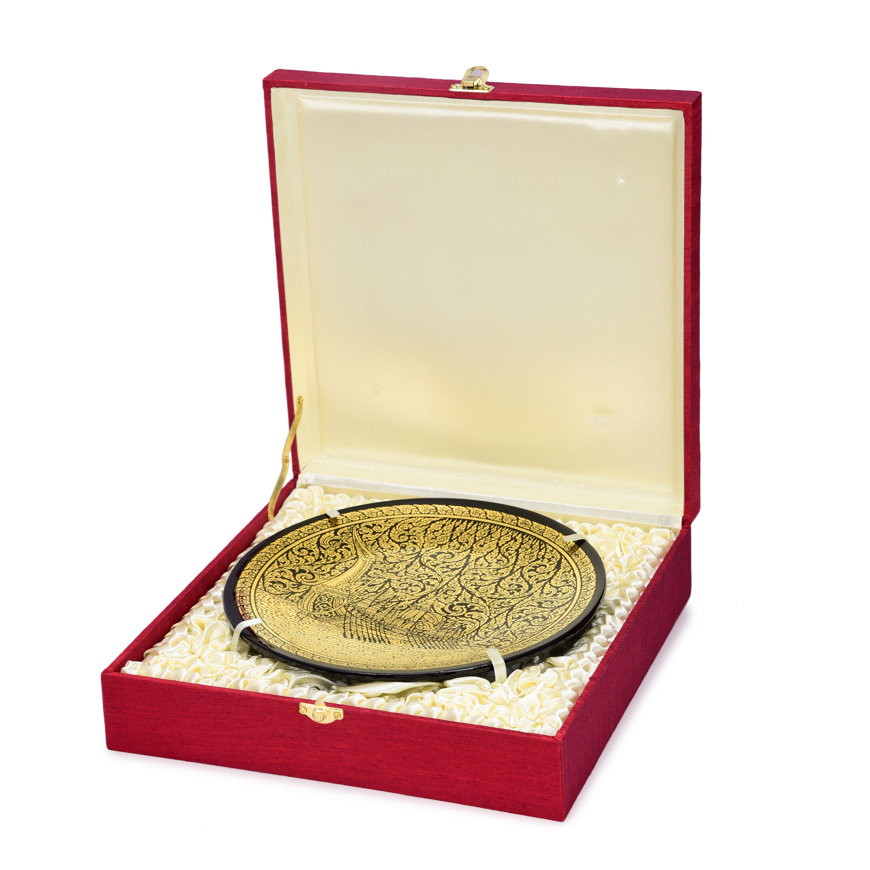 Royal Barge Lacquerware Show Plate Royal Barge Lacquerware Show Plate