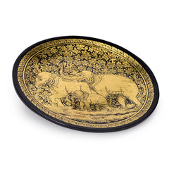 Elephant Lacquerware Show Plate