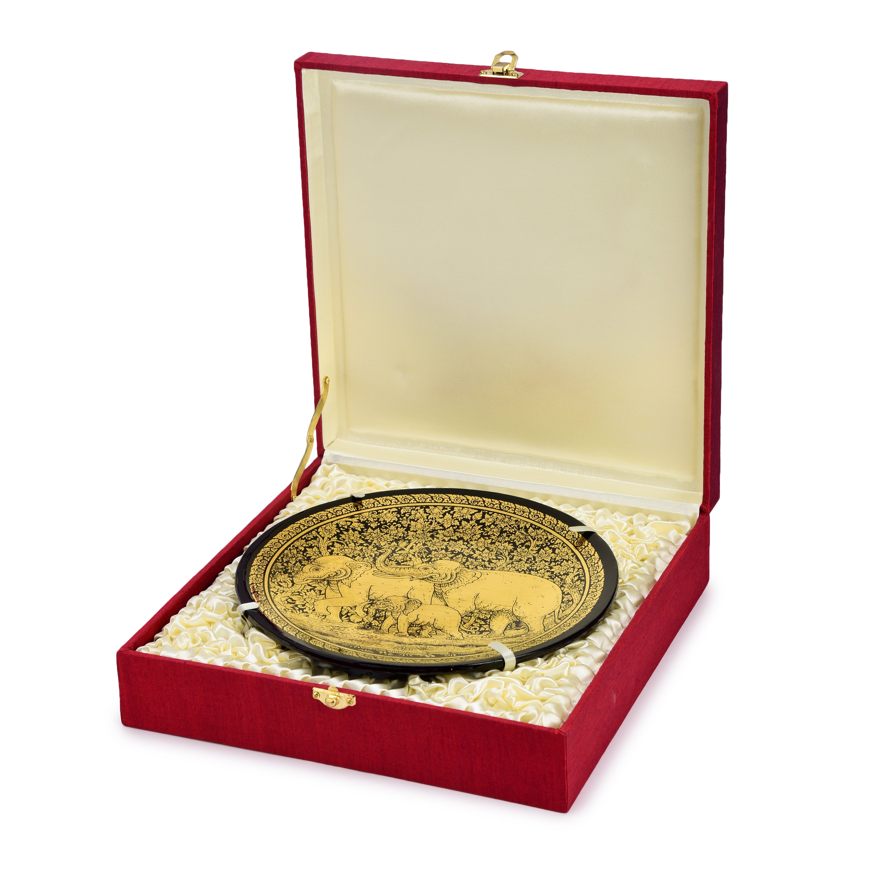 Elephant Lacquerware Show Plate Elephant Lacquerware Show Plate