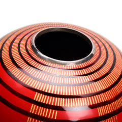 Lacquerware Art Deco Ball Vase