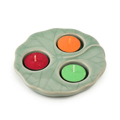 Celadon Candle Holder