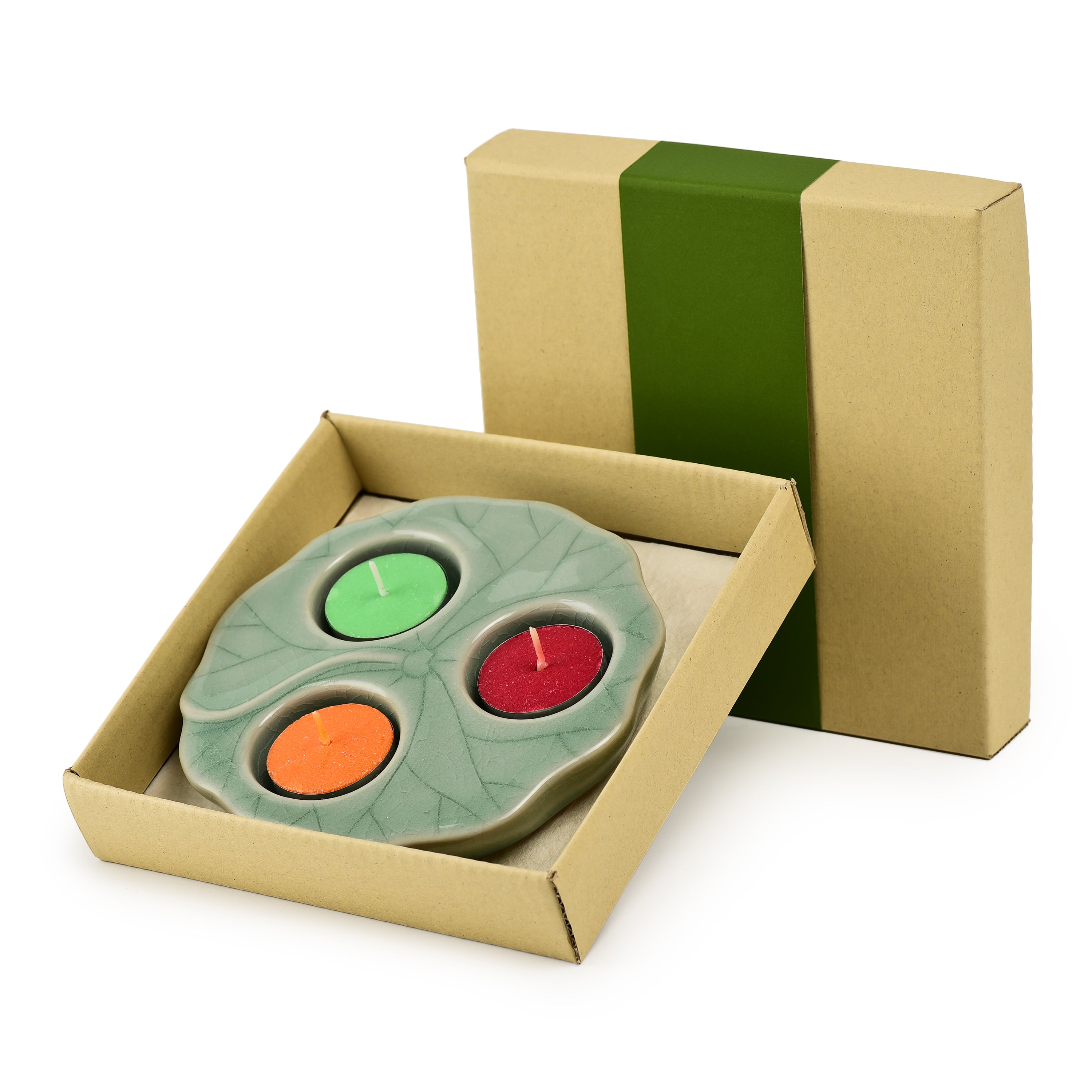 Celadon Candle Holder Celadon Candle Holder