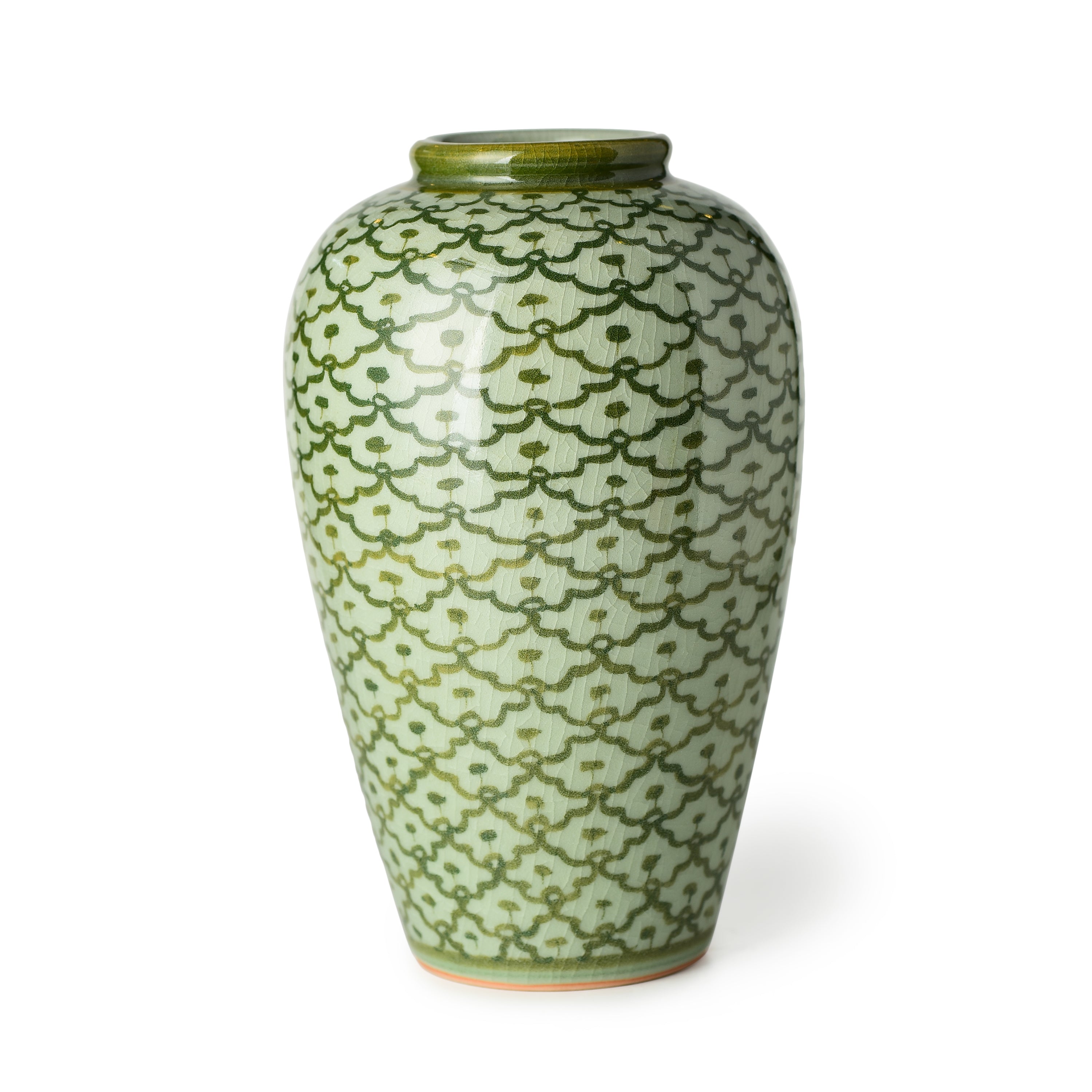 Celadon Tall Floral Vase Celadon Tall Floral Vase