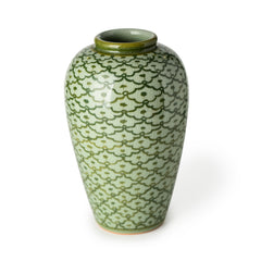 Celadon Tall Floral Vase