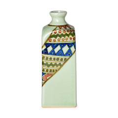 Celadon Square Bottle Vase