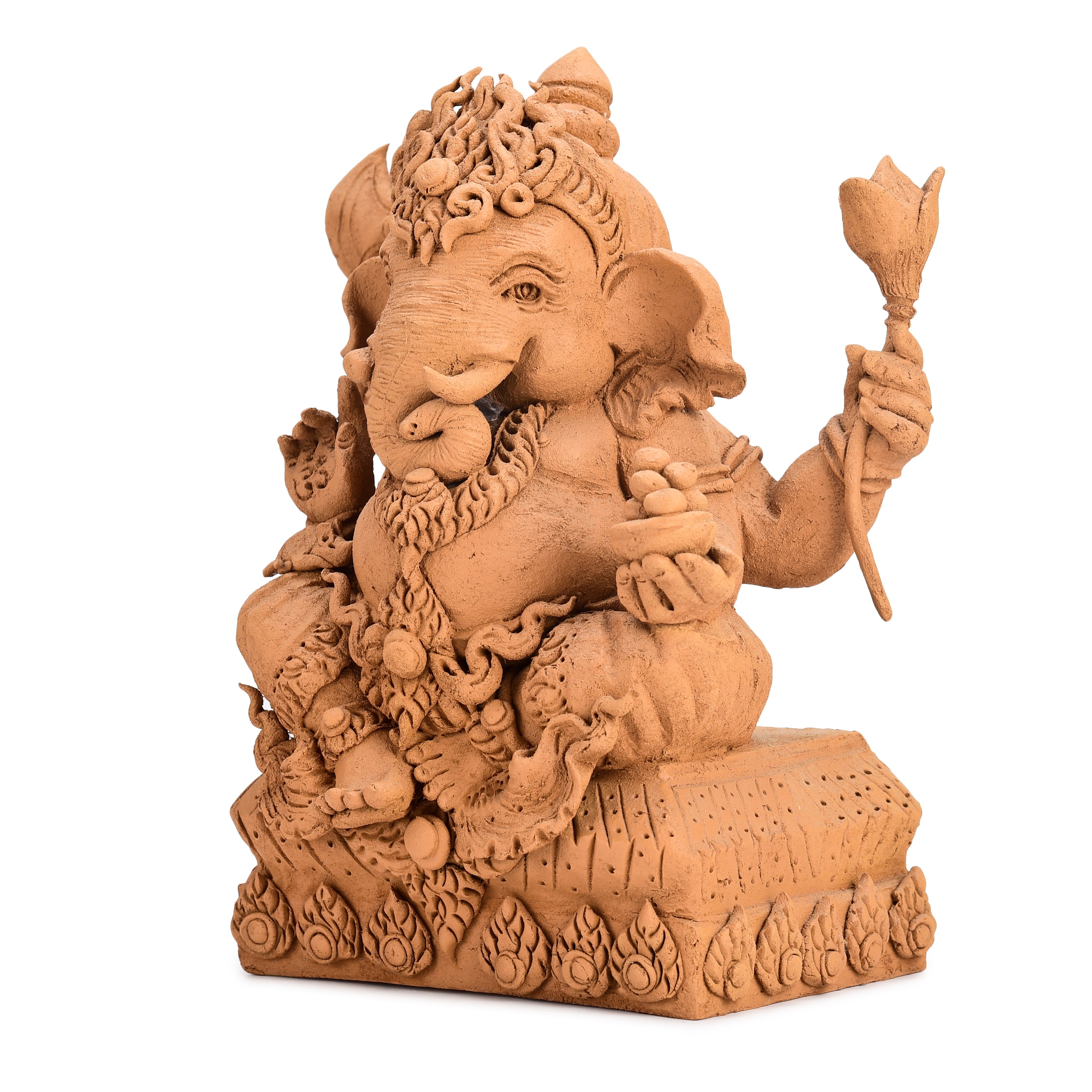 Seated Ganesha Wood Carving (Large) Seated Ganesha Wood Carving (Large)