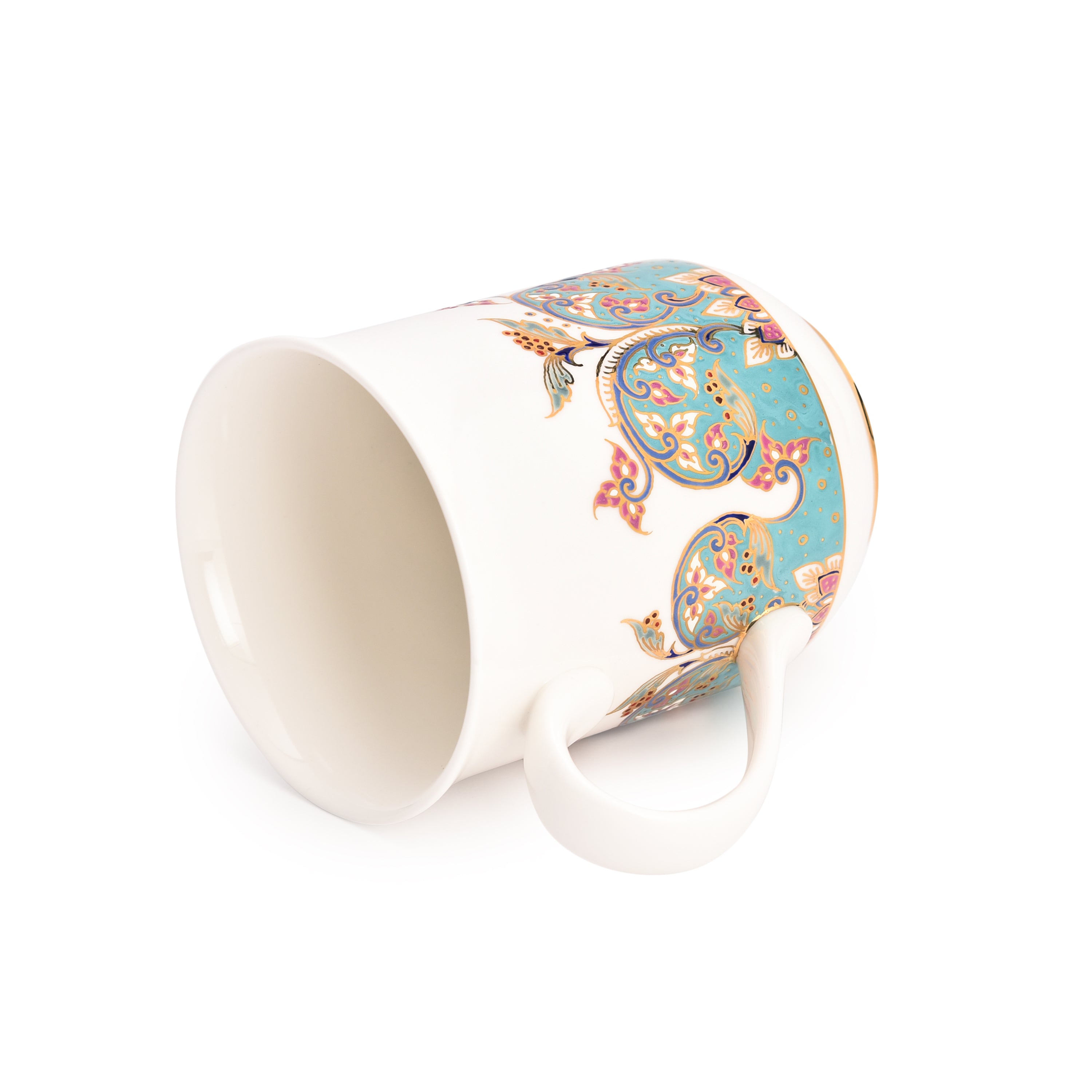 Coffee Mug in Bone China Benjarong