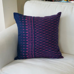 Indigo Rose cushion cover