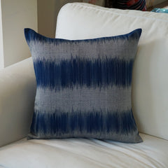 Indigo Raindrop cushion cover