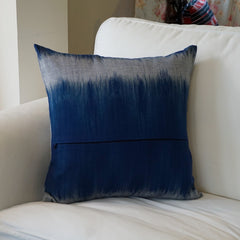 Indigo Raindrop cushion cover