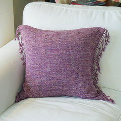 Cerise Karen cushion cover