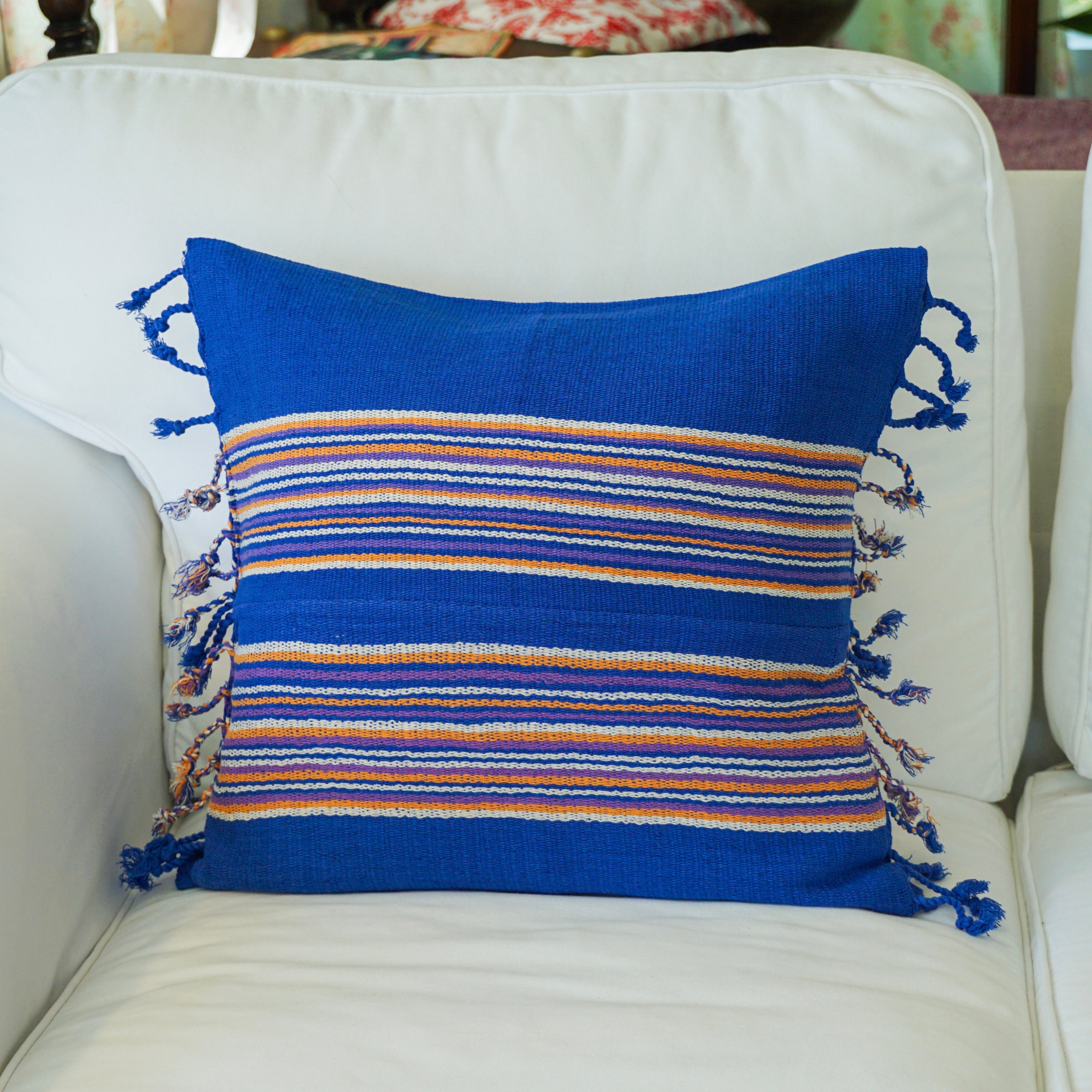 Casual Blue Karen cushion cover